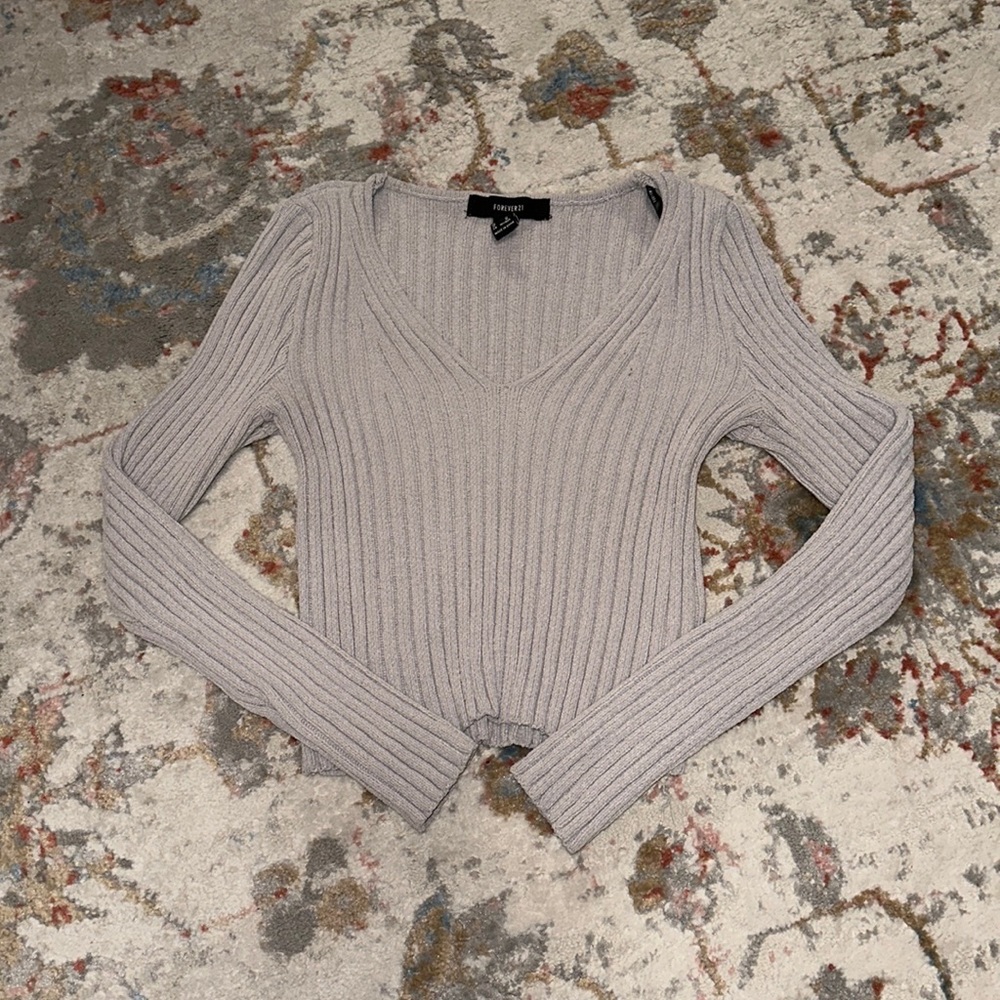 Ribbed Forever 21 Top/Sweater